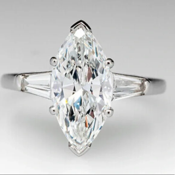 NWT GORGEOUS 925 sterling silver diamond 💍 ring - Picture 5 of 7